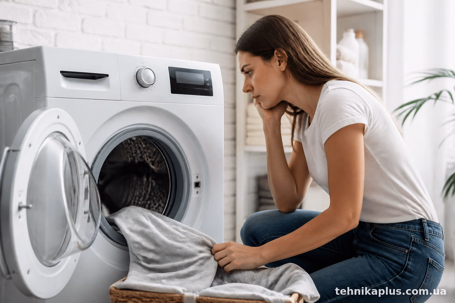 Bosch WGG242Z0UA не віджимає білизну: що перевірити