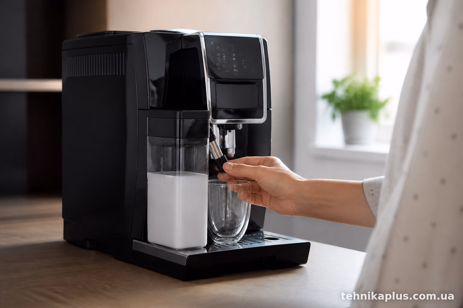 DeLonghi ECAM 350.55.B не збиває молоко: що робити